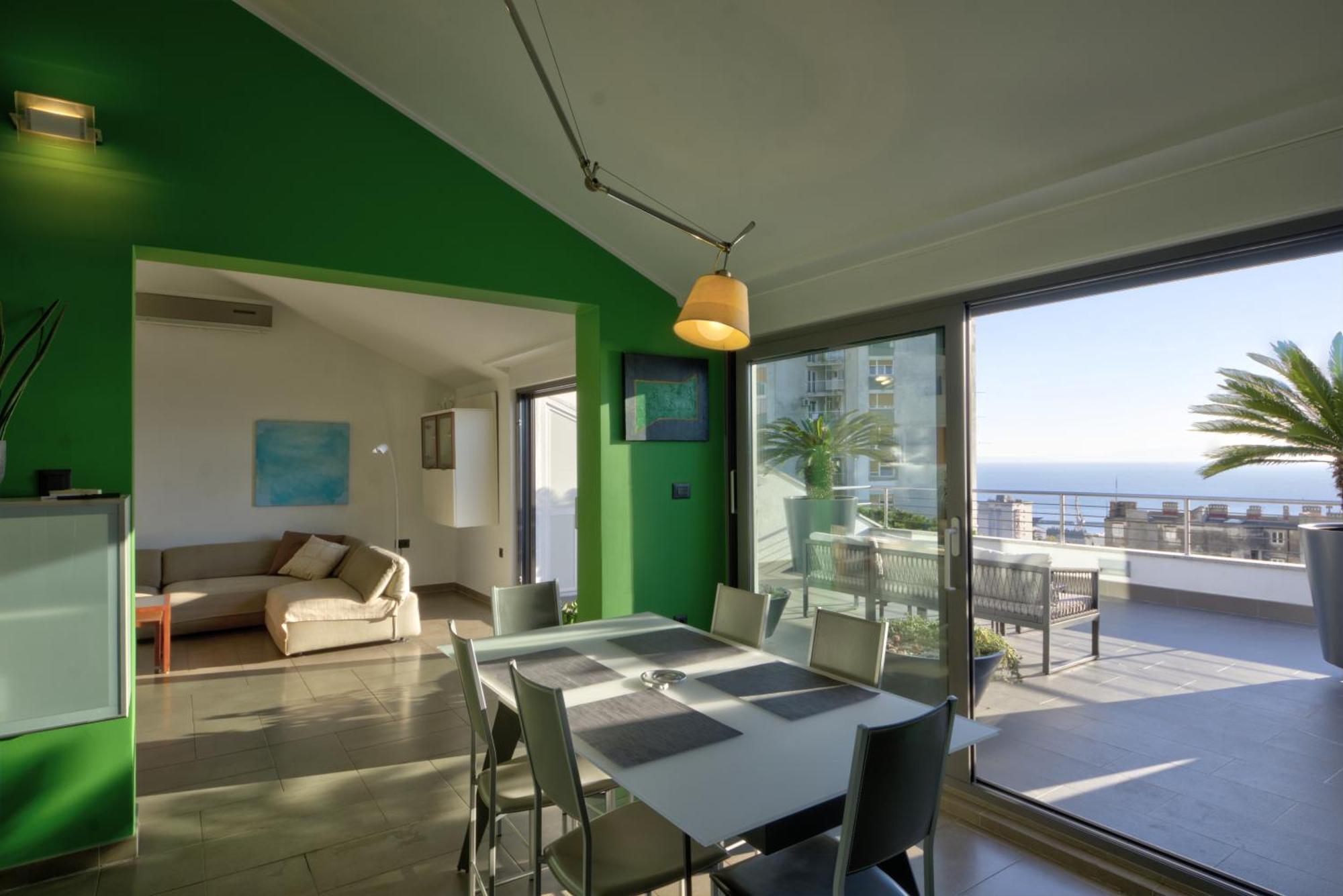 Penthouse Belvedere City View With Private Parking Rijeka Dış mekan fotoğraf